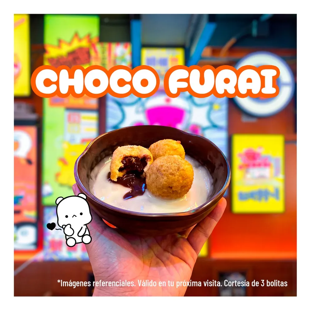 Ven y disfruta de nuestro delicioso Choco Furai en tu proxima visita en Yuuki San Isidro.